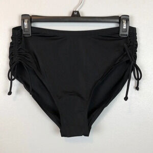 NWT St.John Bay Black Swimsuit Bottom Size 14
